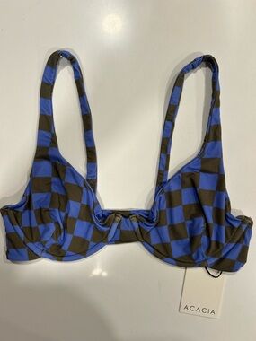 Acacia Manhattan double lining top size Large NWT print: Pamela